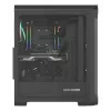 GENESIS Irid 505 ARGB Torre Midi negra, transparente