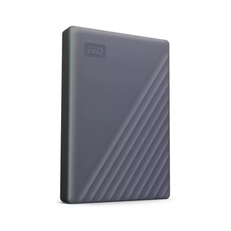 WESTERN DIGITAL Disco duro portátil - My Passport - 2 TB - USB-C/A 3.2 Gen 1 - gris