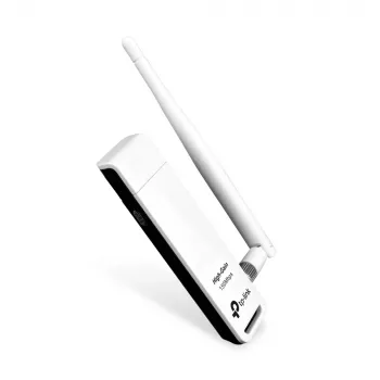 Tarjeta de red TP-Link TL-WN722N, WLAN 150 Mbit/s, USB, Wi-Fi 4, 2,4 GHz