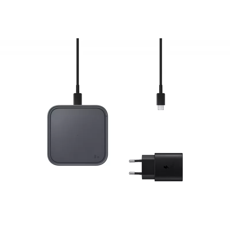 Samsung EP-P2400 Smartphone gris USB Carga inalámbrica Carga rápida Interior