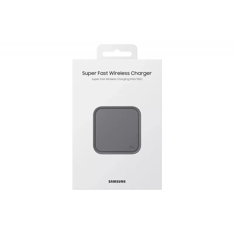 Samsung EP-P2400 Smartphone gris USB Carga inalámbrica Carga rápida Interior