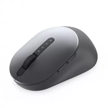 DELL Ratón Pro Plus - MS5320W, diestro, óptico, RF inalámbrico + Bluetooth, 1600 DPI, gris, titanio