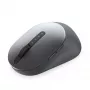 DELL Ratón Pro Plus - MS5320W, diestro, óptico, RF inalámbrico + Bluetooth, 1600 DPI, gris, titanio