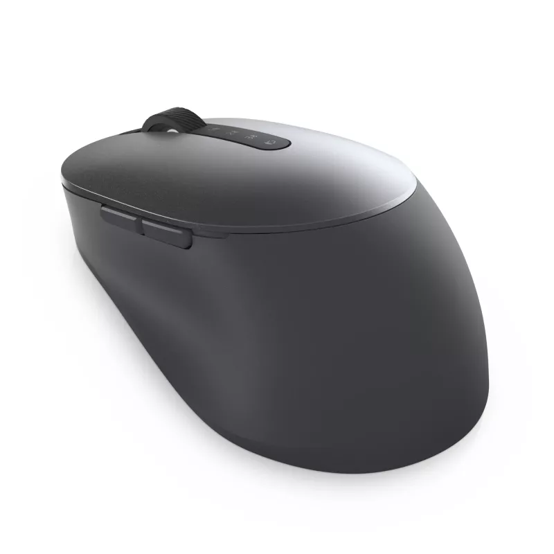 DELL Ratón Pro Plus - MS5320W, diestro, óptico, RF inalámbrico + Bluetooth, 1600 DPI, gris, titanio