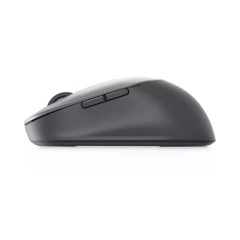 DELL Ratón Pro Plus - MS5320W, diestro, óptico, RF inalámbrico + Bluetooth, 1600 DPI, gris, titanio