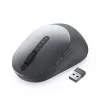 DELL Ratón Pro Plus - MS5320W, diestro, óptico, RF inalámbrico + Bluetooth, 1600 DPI, gris, titanio