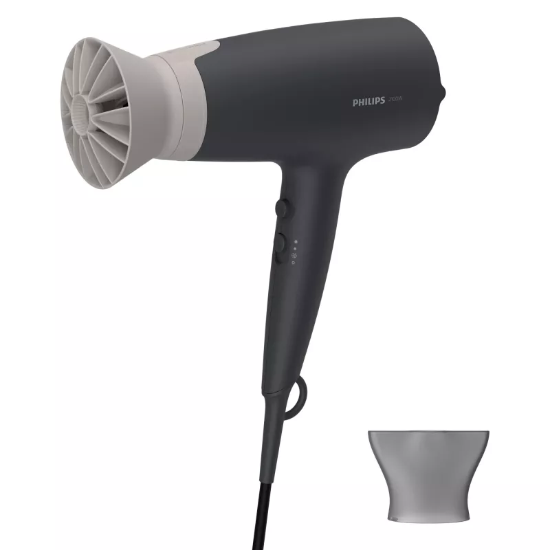 Secador de pelo Philips 3000 series BHD351/10 — 2100 W, iónico, 6 niveles de calor/6 de velocidad, aire frío, boquilla de estilismo