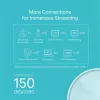 TP-Link AX1800 Whole Home Mesh Wi-Fi 6 System, blanco, interior, router mesh, alimentación, FCC