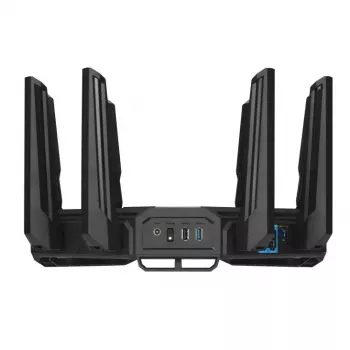 ASUS ROG Rapture GT-BE19000 router WLAN Multi-Gigabit Ethernet tribanda (2,4 GHz / 5 GHz / 6 GHz) negro, rojo