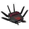 ASUS ROG Rapture GT-BE19000 router WLAN Multi-Gigabit Ethernet tribanda (2,4 GHz / 5 GHz / 6 GHz) negro, rojo