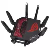 ASUS ROG Rapture GT-BE19000 router WLAN Multi-Gigabit Ethernet tribanda (2,4 GHz / 5 GHz / 6 GHz) negro, rojo