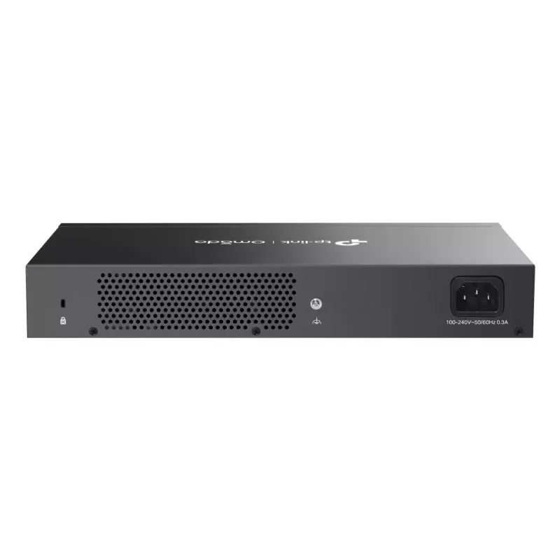 Switch Ethernet Gigabit L2 gestionado TP-Link Omada ES216G — 16 x RJ-45 10/100/1000, 32 Gbit/s, 8000 MAC, negro, montaje en rack