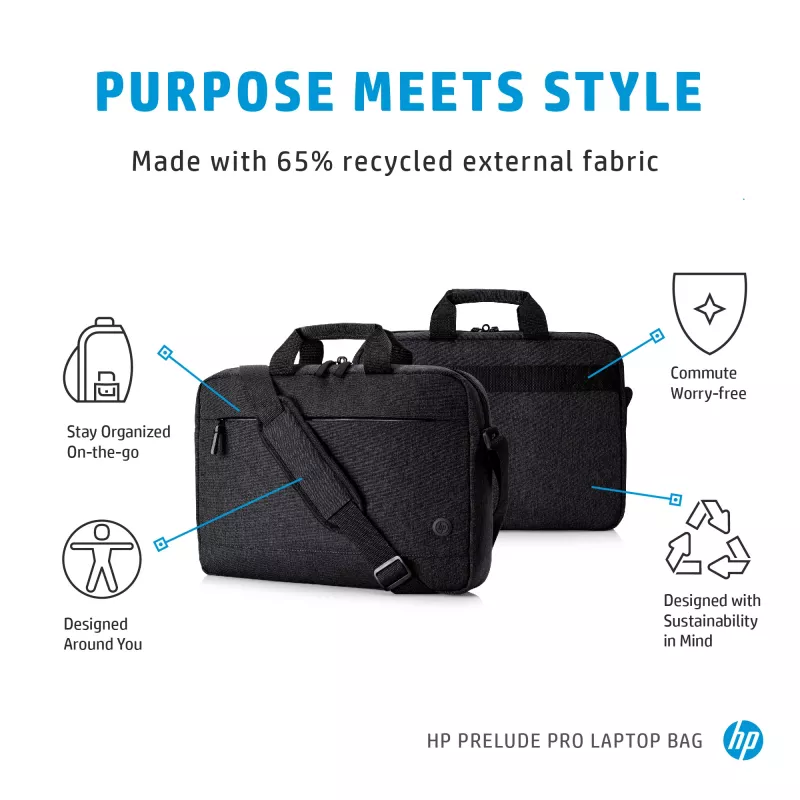 Bolsa messenger HP Prelude Pro funda para portátil de 15,6