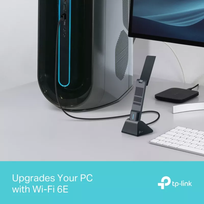 TP-Link Archer AXE5400 Wi-Fi 6E adaptador USB inalámbrico de alta ganancia