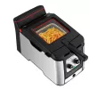 Tefal Clear Duo FR600D10 freidora, 3,5 l, 2000 W, acero inoxidable/negro