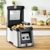 Tefal Clear Duo FR600D10 freidora, 3,5 l, 2000 W, acero inoxidable/negro