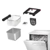 Tefal Clear Duo FR600D10 freidora, 3,5 l, 2000 W, acero inoxidable/negro