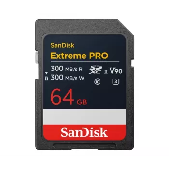 Memoria flash SanDisk Extreme PRO 64 GB UHS-II SDSDXDM-064G-GN4IN