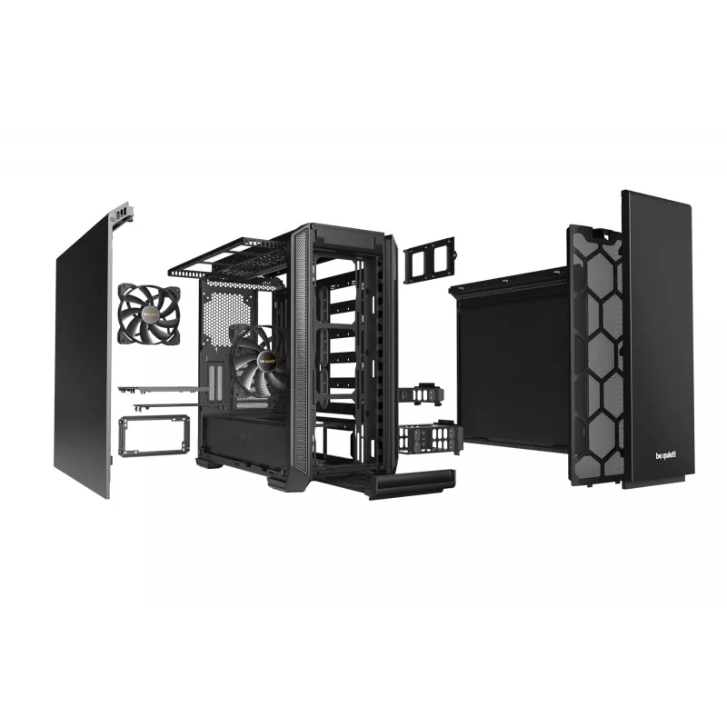 Caja de PC be quiet! Silent Base 601 torre media negra
