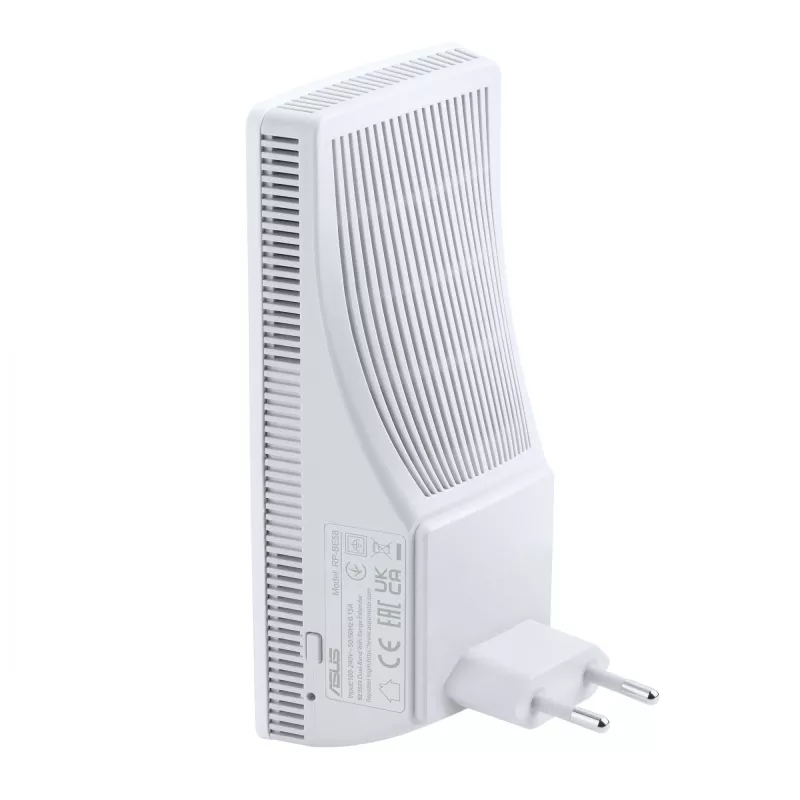 ASUS RP-BE58 banda dual (2,4 GHz / 5 GHz) Wi-Fi 7 (802.11be) blanco 1 interno, enchufe EU