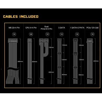 ASROCK fuente de alimentación Challenger Cl-750g 750 W 80+ Gold negra ATX