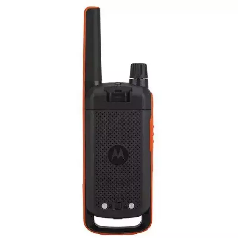 Walkie-talkie Motorola Talkabout T82, 16 canales, 500 mW, alcance de hasta 10 km, NiMH recargable, Micro-USB, pantalla LED