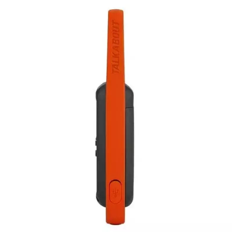 Walkie-talkie Motorola Talkabout T82, 16 canales, 500 mW, alcance de hasta 10 km, NiMH recargable, Micro-USB, pantalla LED