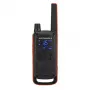 Walkie-talkie Motorola Talkabout T82, 16 canales, 500 mW, alcance de hasta 10 km, NiMH recargable, Micro-USB, pantalla LED