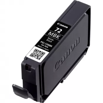 Canon PGI-72MBK cartucho de tinta negro mate, rendimiento estándar, negro mate, tinta de colorante, 1 ud., 1640 páginas