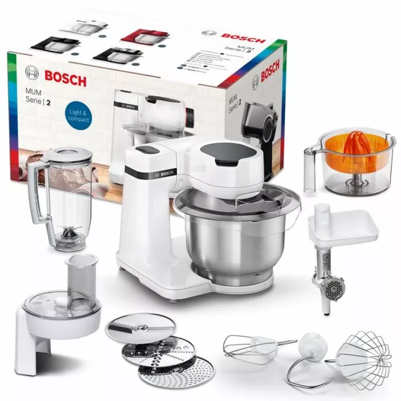 Bosch Serie 2 MUMS2EW40 Robot de cocina 700 W 3,8 L Blanco