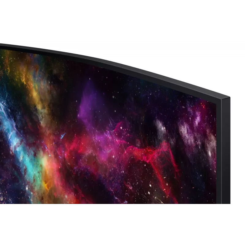 Samsung G95NC Monitor de ordenador 144,8 cm (57 inch) 7680 x 2160 píxeles Dual UHD LED Negro, Blanco