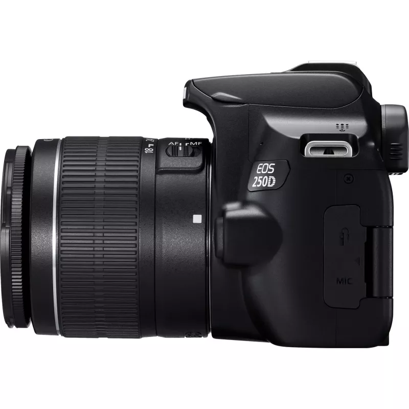 Canon EOS 250D + EF-S 18-55mm f/3.5-5.6 III Cámara réflex Kit 24,1 MP CMOS 6000 x 4000 píxeles Negro