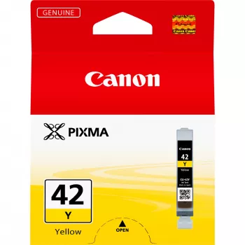 Canon CLI-42Y Cartucho de tinta Amarillo, capacidad estándar, Amarillo, tinta pigmentada, 1 ud., 284 páginas