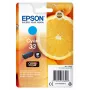 Epson Pack individual naranja Cian 33 Tinta Claria Premium, alcance estándar, Cian, 4,5 ml, 1 ud., 300 páginas