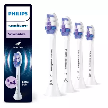 Philips Sensitive HX6054/87 Pack de 4 cabezales de cepillo