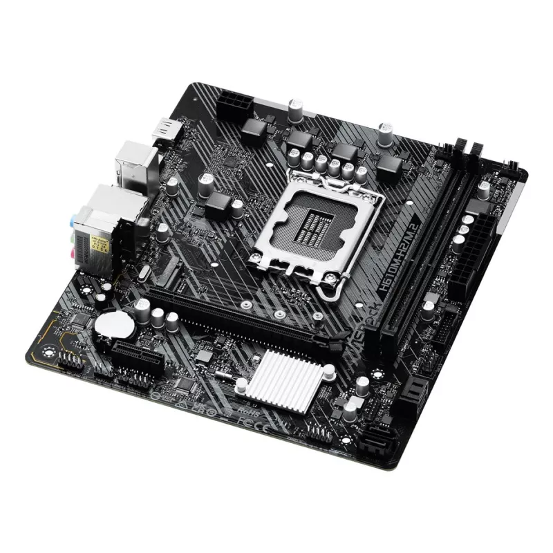 ASRock H610M-H2/M.2 placa base, LGA1700, Intel H610, 2x DDR4, 2x HDMI, micro ATX