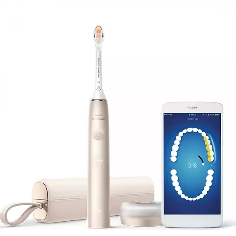 Philips Sonicare DiamondClean Prestige serie 9900 DiamondClean Prestige HX9992/11 cepillo dental sónico con SenseIQ – champán