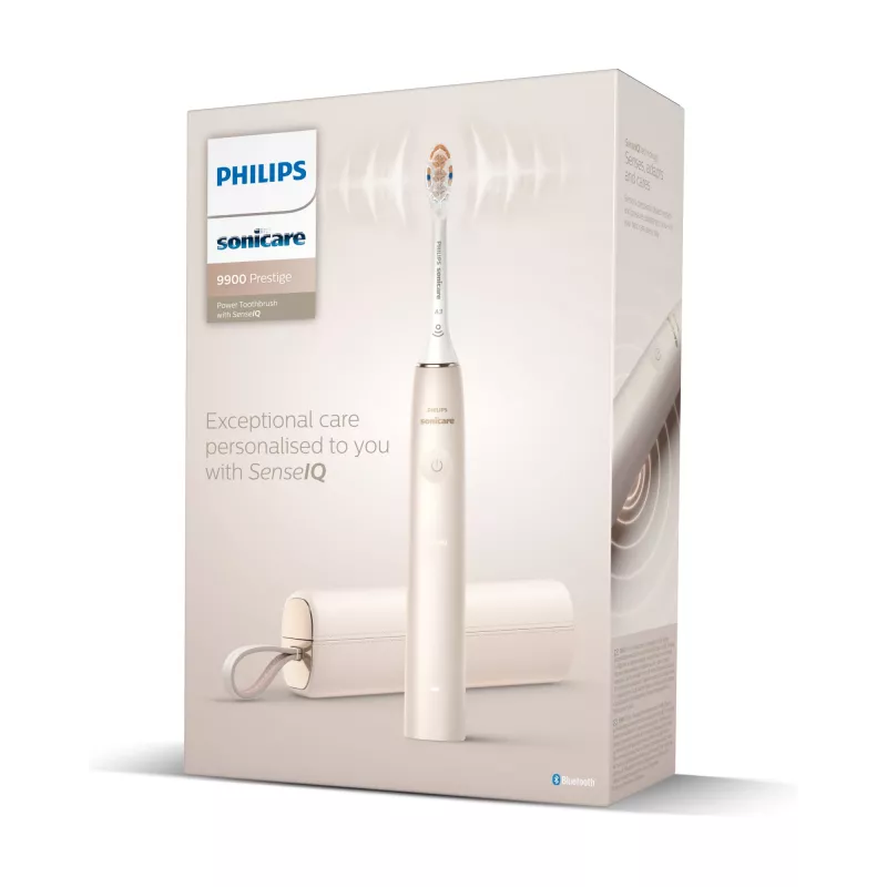 Philips Sonicare DiamondClean Prestige serie 9900 DiamondClean Prestige HX9992/11 cepillo dental sónico con SenseIQ – champán