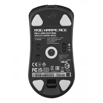 ASUS ROG Harpe Ace Aim Lab Edition ratón gaming ambidiestro RF Wireless + Bluetooth + USB Type-A óptico 36000 DPI