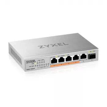 Zyxel XMG-105HP no gestionado 2.5G Ethernet (100/1000/2500) Power over Ethernet (PoE) plata