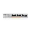 Zyxel XMG-105HP no gestionado 2.5G Ethernet (100/1000/2500) Power over Ethernet (PoE) plata