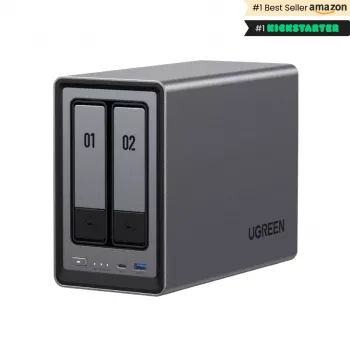 Ugreen NASync DXP2800 sistema NAS 2-Bay compacto Intel® N N100 8 GB DDR5 0 TB UGOS Pro negro