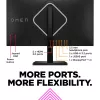 OMEN by HP 27 inch QHD 240Hz monitor gaming - OMEN 27qs, 68,6 cm (27 inch), 2560 x 1440 píxeles, Quad HD, LCD, 1 ms, negro