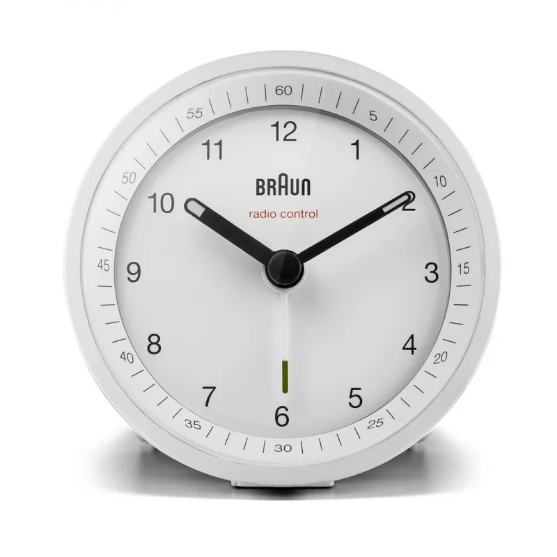 Braun BC07W-DCF despertador de cuarzo blanco