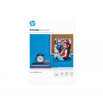 HP Everyday Photo Paper, brillante, 200 g/m², A4 (210 x 297 mm), 25 hojas