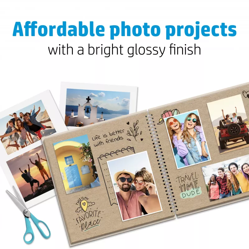 HP Everyday Photo Paper, brillante, 200 g/m², A4 (210 x 297 mm), 25 hojas