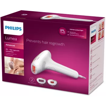 Philips Lumea Advanced SC1997/00 IPL - Depiladora, IPL (Home Pulsed Light), dorado, blanco, 15 min, 1 min, 1 min, 1 min