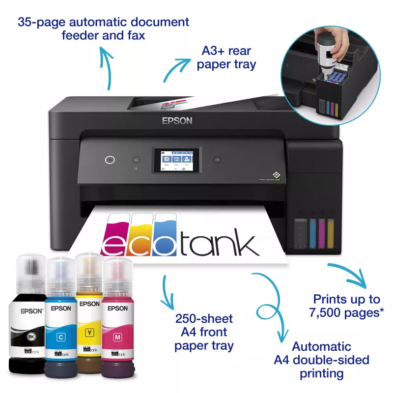 Epson EcoTank ET-15000 inyección de tinta A3 4800 x 1200 DPI 17 ppm Wi-Fi