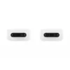 Samsung EP-DN975 - cable USB - USB-C (M) a USB-C (M) - USB 2.0 - 1 m - alimentación USB (5A, 100 W) - blanco - para Galaxy Note10, Note10+, Note10+
