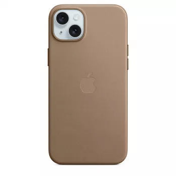 APPLE funda FineWoven con MagSafe iPhone 15 Plus topo